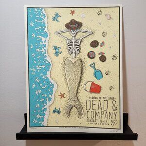 Playing in the Sand 2020 / Vintage Dead & Company Poster / Riviera Cancun Mexico